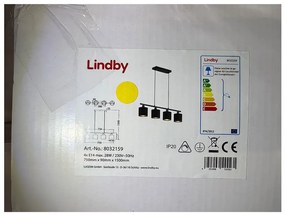 Lindby - Пендел VASILIA 4xE14/28W/230V