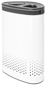 Бял метален кош за пране 55 l Selector – Brabantia