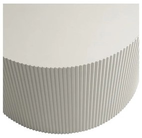 Бежова кръгла масичка за кафе ø 60 cm Sanne - WOOOD