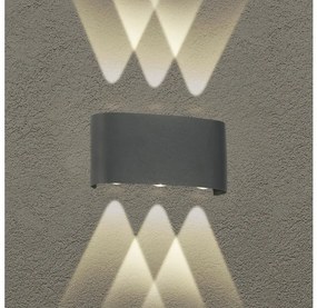 Brilagi - LED външно стенно осветително тяло FLAREBOX LED/6W/230V антрацит IP65