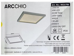 Arcchio - LED Димируем плафон SOLVIE LED/20W/230V