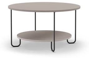 Сива кръгла маса за кафе ø 80 cm Tonka - Marckeric