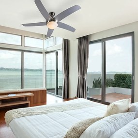 Вентилатор за таван стомана 132 см с дистанционно управление - Cool