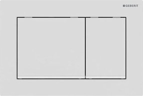 Geberit 115.080.01.1 - Бутон за изплакване Omega30 21,2x14,2 см бял