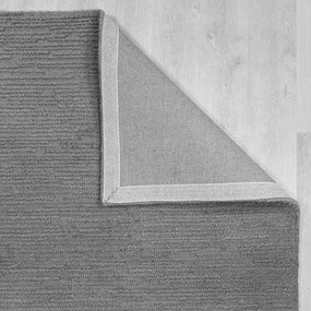 Сив ръчно изработен вълнен килим 120x170 cm Harris Boucle – Flair Rugs