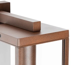 Смарт външен стенен фенер ръждивокафяв IP44 вкл. WiFi ST64 - Charlois