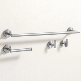 Комплект аксесоари за баня  Ari Brush Nickel 4 части