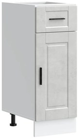 853941 vidaXL Кухненски шкаф Porto, бетонно сив, инженерно дърво