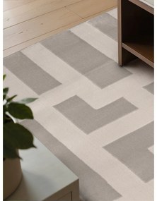 Сив/кремав килим 200x280 cm Perles Onyx – Elle Decoration