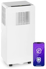 Klarstein Iceblock Ecosmart 7, мобилен климатик, 3 в 1, 7 000 BTU, управление чрез приложение, бяло