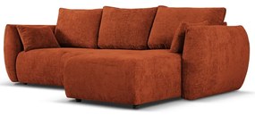 Оранжев ъглов диван (десен ъгъл) Matera - Cosmopolitan Design