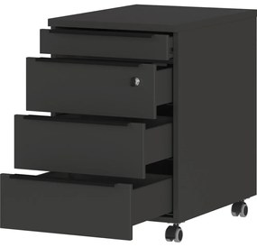 Антрацитен заключващ се шкаф 42x63 cm Mailand - Germania