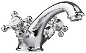 Стояща батерия за мивка в лъскаво-сребрист цвят Antea – Sapho