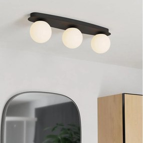 Eglo 902092 - LED плафон за баня CASTROVIDO 3xG9/4,2W/230V IP44 черно