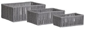 Текстилни кошници в комплект от 3 бр. 36x26x14 cm Arese – House Nordic