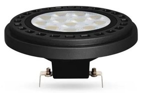 LED Крушка ECOLINE AR111 G53/12W/12V 4000K 30° черен - Brilagi