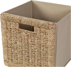 Кутия за съхранение от морска трева в естествен цвят 30x30x30 cm – Compactor