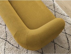 Жълт шенилов диван 160 cm Celine – Bobochic Paris
