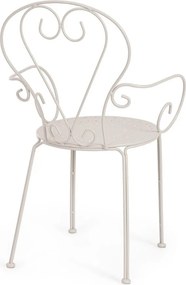 Бежов градински стол метален Etienne – Bizzotto