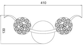 Аплик Venus 2-лампи