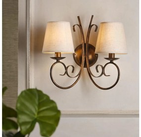 ONLI - Аплик POMPEI 2xE14/6W/230V бронзов