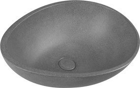 Тъмносива бетонна мивка 53x39 cm Punc – Sapho