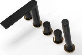 Смесител за вана Rea ICON Black Matt