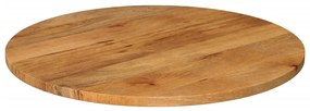 370077 vidaXL Плот за маса Ø 70x3,8 см кръгло масивно дърво манго