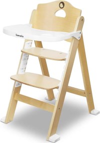 Lionelo - Детско столче за хранене 3 в 1 FLORIS Бял/натурален