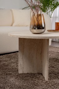Кафе маса Sable, цвят Травертин