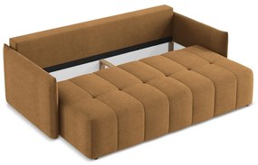 Теракотен разтегателен диван с място за съхранение 225 cm Moku – Makamii