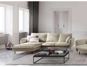 Бежов ъглов диван , ляв ъгъл Vienna - Cosmopolitan Design
