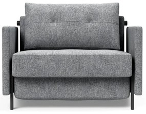 Сив диван стол с подлакътници Cubed - Innovation