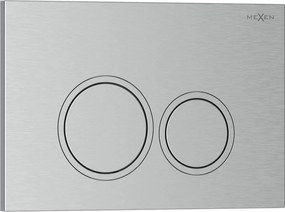 Mexen Tex 01 бутон за промиване, матиран никел - 6101-10