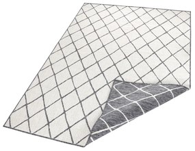 Сив и кремав килим на открито , 80 x 150 cm Malaga - NORTHRUGS