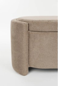 Светлокафява пейка Miro – White Label