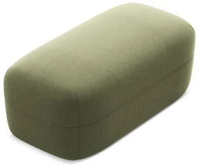 Зелена кадифена табуретка Moana – Makamii