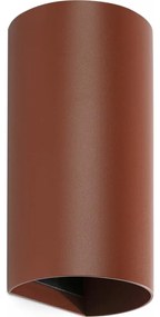 FARO 40541 - Аплик SOLE 2xGU10/8W/230V тухла кръгла