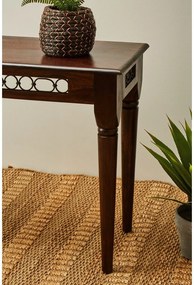 Конзолна маса от масивно палисандрово дърво в тъмно естествен цвят 45x120 cm Srina – Premier Housewares