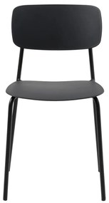 Черни трапезни столове в комплект от 2 бр. Kirkland – Unique Furniture