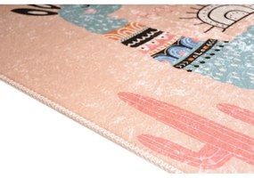 Розов детски килим подходящ за пране 80x120 cm Big Dreamer Camel – Vitaus