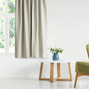 Кремаво затъмняващо перде 140x245 cm Eyelets – Restilo