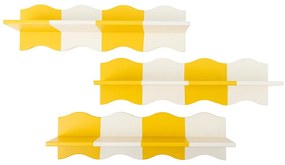 Жълт/бял детски рафт 80 cm Bubbi – Bloomingville Mini