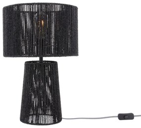Черна настолна лампа с хартиен абажур (височина 47 cm) Forma Pin - Leitmotiv
