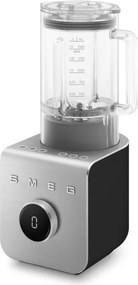 Блендер Smeg Collezione BLC02BLMEU, 1400W, 1.5 л, 22000 об/мин, 5 програми, 9 скорости, Трошене на лед, Неръждаема стомана, Черен/Инокс