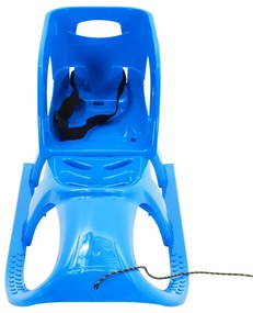 93721 vidaXL Шейна със седалка синя 102,5x40x23 см полипропилен