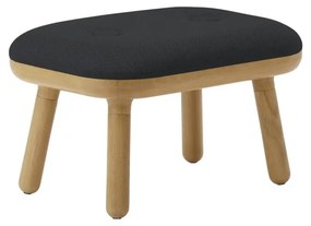 Стол в антрацитен и естествен цвят Paff Low – UMAGE