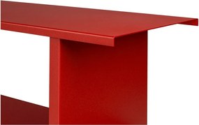 Червен метален стелаж 160x57x37 cm Hes – noo.ma