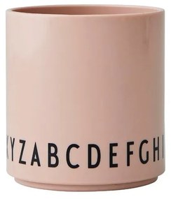 Розова бебешка чаша Eat &amp; Learn - Design Letters