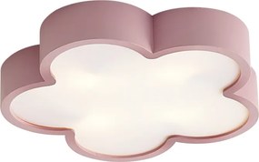 Детска таванна лампа розова и бяла - Lucille